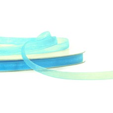 Organza Ribbon , Blue, 1/4 Inch x 25 Yards (1 Spool) SALE ITEM